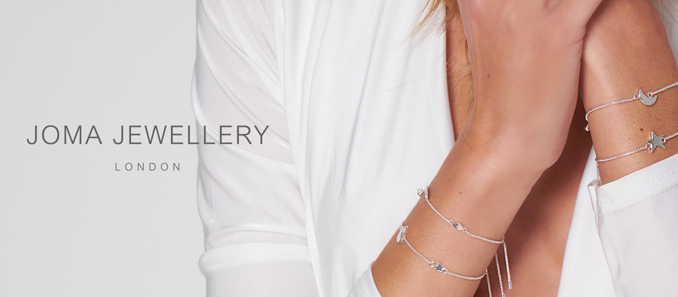 Joma Jewellery har flotte smykker med tekst og budskap. Stort utvalg av smykker, armbånd, øredobber, ringer, brudesmykker, smykker til barn, smykker til baby shower. 