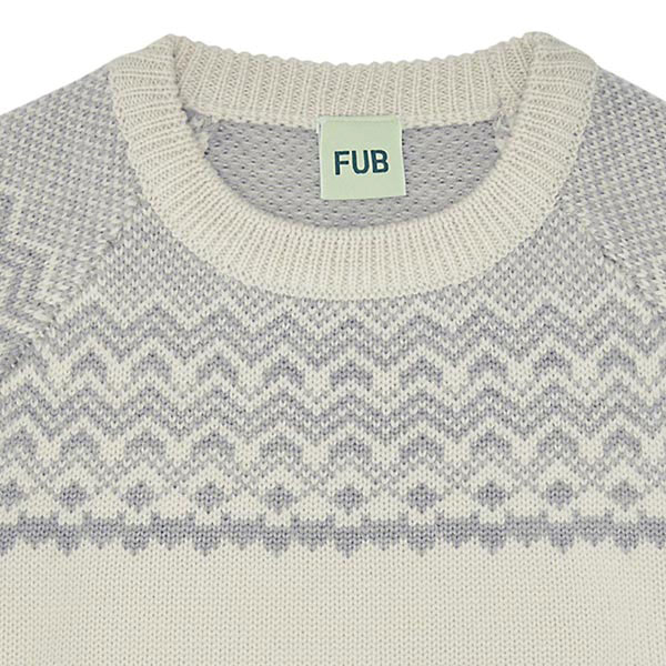 Genser Nordisk Monster Barn Merinoull Beige Gra Fub Recreo No Julegavebutikk Pa Nett
